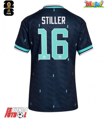 Alemania Angelo Stiller #16 Segunda Equipación Mujer Mundial 2026 Manga Corta